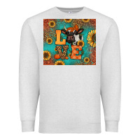 Oatmeal Heather love autumn cow Premium Sweatshirt - Jasminsmagicworld