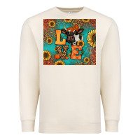 Sandshell love autumn cow Premium Sweatshirt - Jasminsmagicworld