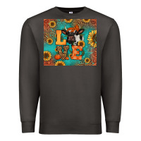 Smoke love autumn cow Premium Sweatshirt - Jasminsmagicworld