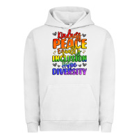 Pigment Lunar Rock inspirational words in rainbow colors Urban Hoodie - LillyAllenDesigns
