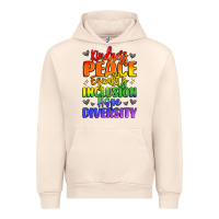 Sandshell inspirational words in rainbow colors Urban Hoodie - LillyAllenDesigns