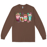 Chestnut mom coffee cups Long Sleeve Tee - Zillion Design Studio