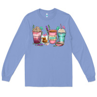 Colony Blue mom coffee cups Long Sleeve Tee - Zillion Design Studio