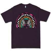 Plum race leopard rainbow Premium Tee - Artiststas
