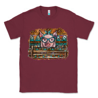 Burgundy mom pig Classic Tee - SublimationCraftShop