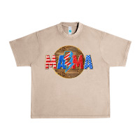 French Oak American mama with lightning bolt Urban Heavy Tee - texasbilliewilder