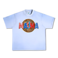 Grape Ice American mama with lightning bolt Urban Heavy Tee - texasbilliewilder