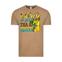Vintage Coffee raised on sweet tea and jesus Vintage Tee - texasbilliewilder