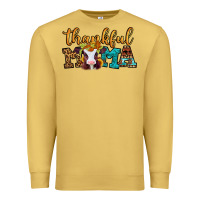 Antique Gold thankful mama baby calf Premium Sweatshirt - Jasminsmagicworld