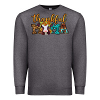 Charcoal Heather thankful mama baby calf Premium Sweatshirt - Jasminsmagicworld