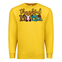 Lemon thankful mama baby calf Premium Sweatshirt - Jasminsmagicworld