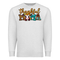 Oatmeal Heather thankful mama baby calf Premium Sweatshirt - Jasminsmagicworld
