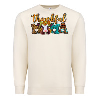 Sandshell thankful mama baby calf Premium Sweatshirt - Jasminsmagicworld