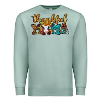 Seafoam thankful mama baby calf Premium Sweatshirt - Jasminsmagicworld