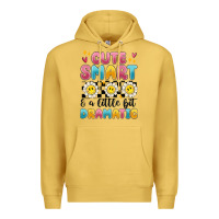 Antique Gold merry christmas gnomies Premium Hoodie - MaliasSmallBusiness