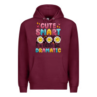 Burgundy merry christmas gnomies Premium Hoodie - MaliasSmallBusiness