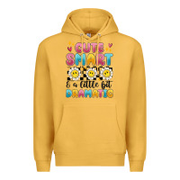 Mustard merry christmas gnomies Premium Hoodie - MaliasSmallBusiness