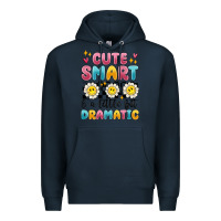 Navy merry christmas gnomies Premium Hoodie - MaliasSmallBusiness