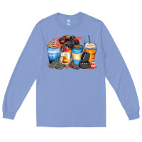 Colony Blue monster truck coffee cups Long Sleeve Tee - Zillion Design Studio