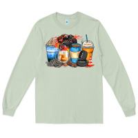 Matcha monster truck coffee cups Long Sleeve Tee - Zillion Design Studio