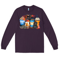 Plum monster truck coffee cups Long Sleeve Tee - Zillion Design Studio