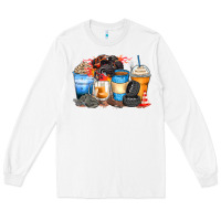 White monster truck coffee cups Long Sleeve Tee - Zillion Design Studio