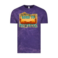 Cloud Purple road to nowhere tbw Vintage Tee - texasbilliewilder