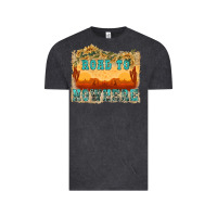 Vintage Black road to nowhere tbw Vintage Tee - texasbilliewilder