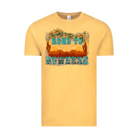 Vintage Mustard road to nowhere tbw Vintage Tee - texasbilliewilder