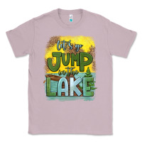 Lilac let's go jump in the lake Classic Tee - HRA Design Shop