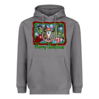 Storm merry christmas western bull skull Heavyweight Hoodie - AdoDesignShop