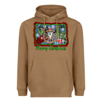 Toasted Coconut merry christmas western bull skull Heavyweight Hoodie - AdoDesignShop