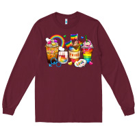 Pride Coffee Cups Long Sleeve Tee | Teevron