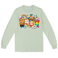 Matcha pride coffee cups Long Sleeve Tee - Zillion Design Studio