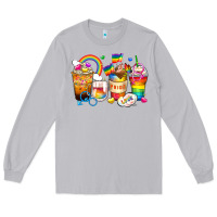Moon Dust pride coffee cups Long Sleeve Tee - Zillion Design Studio
