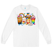 White pride coffee cups Long Sleeve Tee - Zillion Design Studio