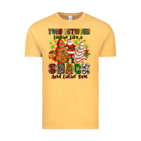 Vintage Mustard torn between lookin' like a snack and eatin' one Vintage Tee - Zillion Design Studio