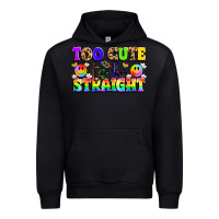 Black cute and colorful pride message Urban Hoodie - LillyAllenDesigns