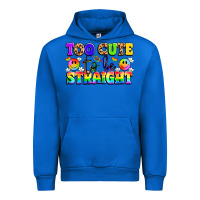 Cobalt cute and colorful pride message Urban Hoodie - LillyAllenDesigns