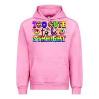 Fuchsia Pink cute and colorful pride message Urban Hoodie - LillyAllenDesigns
