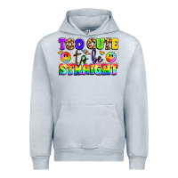 Heather Grey cute and colorful pride message Urban Hoodie - LillyAllenDesigns