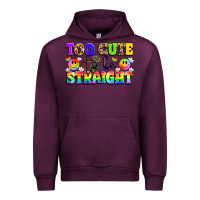 Mauve Wine cute and colorful pride message Urban Hoodie - LillyAllenDesigns