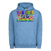 Pigment Pebble Blue cute and colorful pride message Urban Hoodie - LillyAllenDesigns