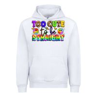 White cute and colorful pride message Urban Hoodie - LillyAllenDesigns