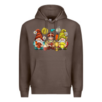 Coffee sports gnomies Premium Hoodie - NancyCooperArtShop