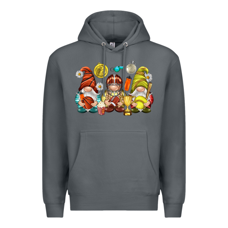Sports Gnomies Premium Hoodie by NancyCooperArtShop | Teevron