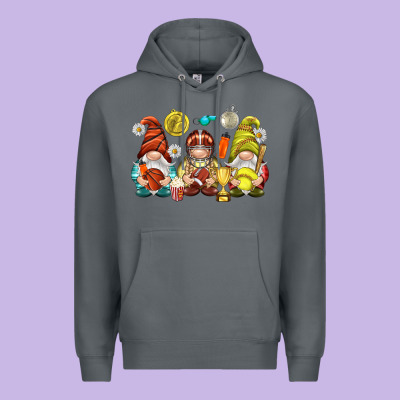 Sports Gnomies Premium Hoodie Designed By Nancycooperartshop