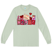 Matcha valentines day nurse Long Sleeve Tee - AdoDesignShop