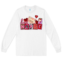 White valentines day nurse Long Sleeve Tee - AdoDesignShop