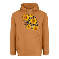 Meerkat leopard sunflower patch Heavyweight Hoodie - AdoDesignShop